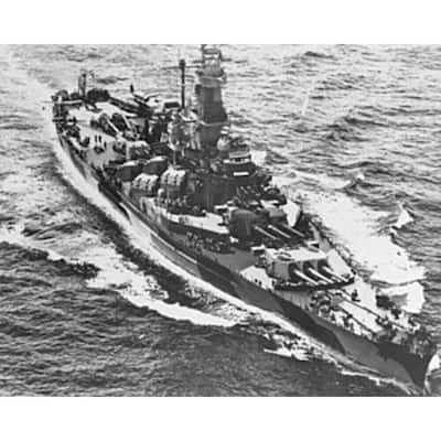 USS Indiana (BB-58) Medium