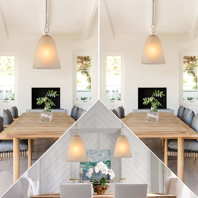 Modern Champagne Bell Pendant Light Lighting for Kitchen Island