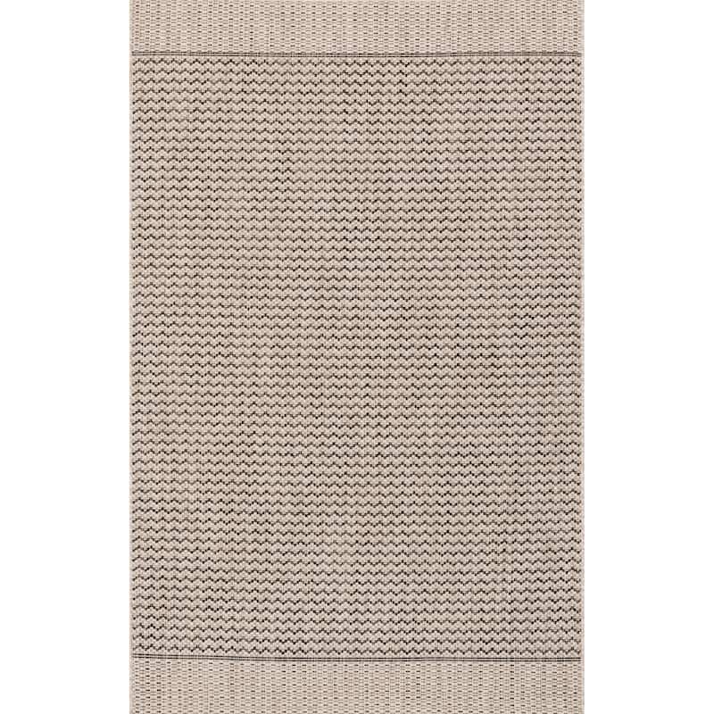 Alexander Home Havannah Chevron Stripe Indoor/ Outdoor Area Rug