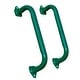 preview thumbnail 1 of 2, Gorilla Playsets Green 16-Inch Metal Safety Handles (Pair)