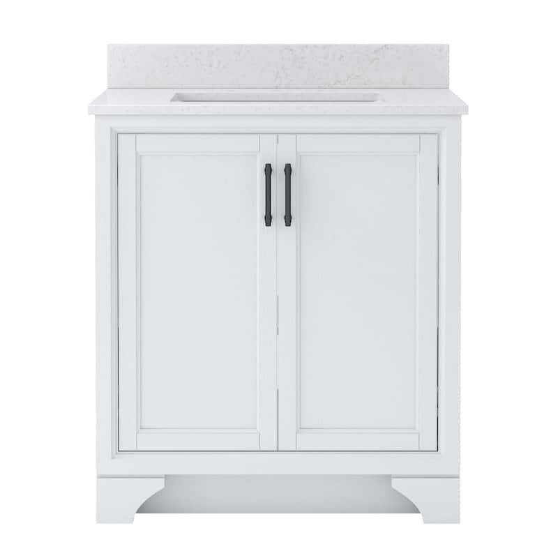 CRAFT + MAIN LCVT3122-QCV Lanagan 31" Free Standing Single Basin - White