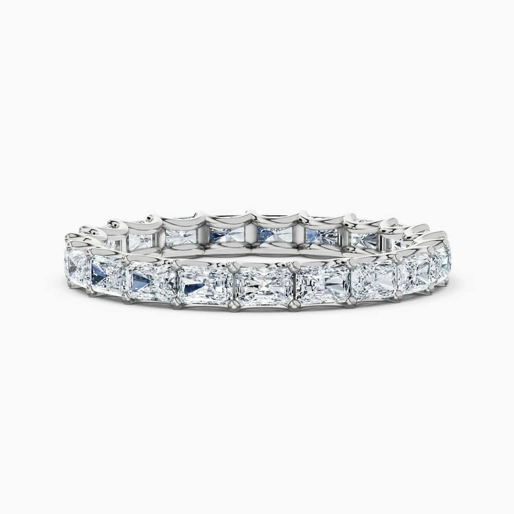 Auriya 14k Gold Radiant East-West Lab Grown Diamond Eternity Band 2.10 - 8.25 ct. tw. (F-G, VS)