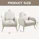 preview thumbnail 24 of 30, Accent Chair With Metal Gold Legs, Snowflake fabric Armchair,Single Sofa Chair for Living Room Bedroom, Dining Room
