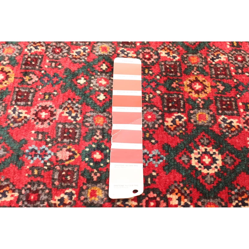 ECARPETGALLERY Hand-knotted Andelz Red Wool Rug - 2'9 x 9'10