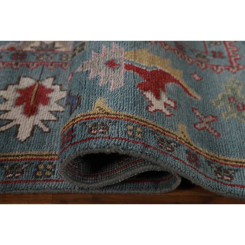 Oushak Indian Area Rug Handmade Wool Carpet - 8'2"x 9'11"