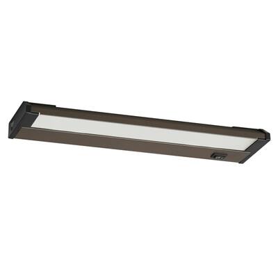 Xenon Nxl 14-inch Oil-Rubbed Bronze Under Cabinet, White Glass Diffuser