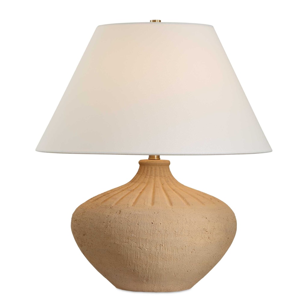 Uttermost Eldon Terracotta Table Lamp - 21.00" W x 23.50" H x 21.00" D
