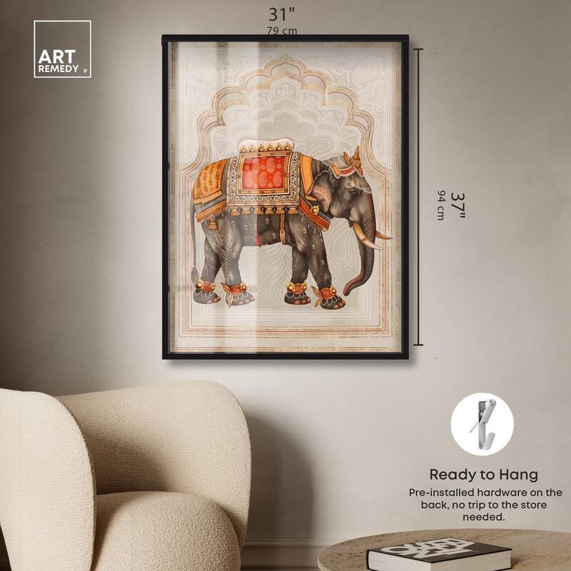 Elephant Queen Shadowbox by Art Remedy