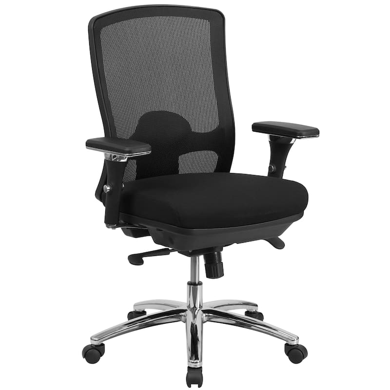 24/7 Intensive Use Big & Tall 350 lb. Rated Mesh Multifunction Chair