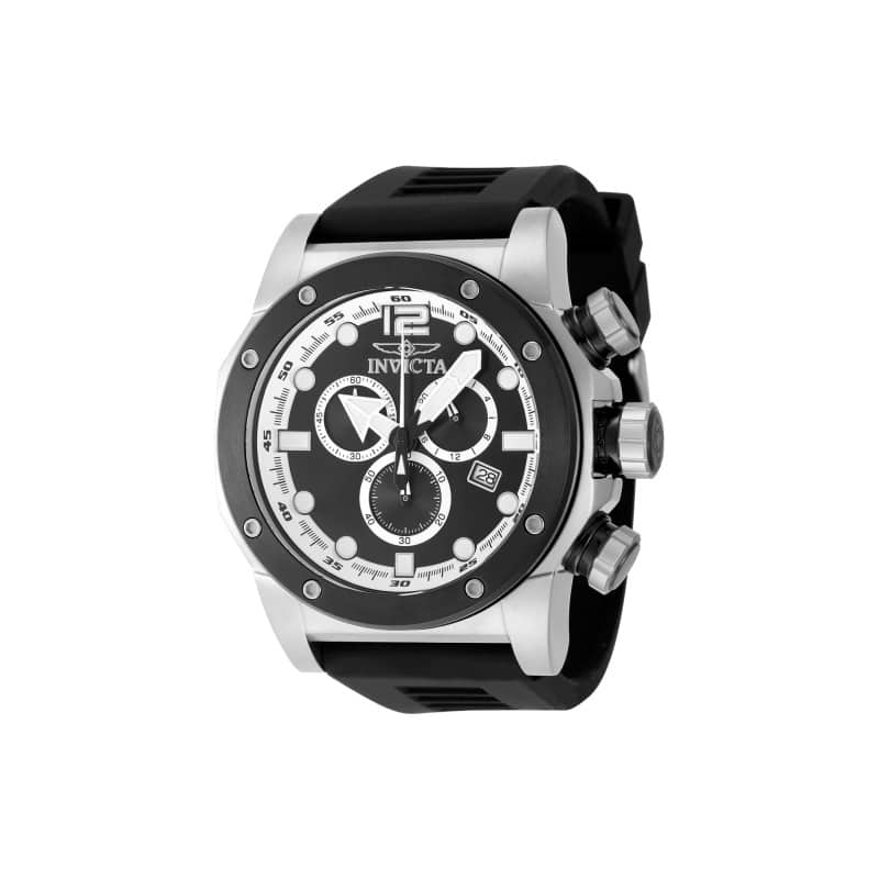 Invicta Men's 48979 Sea Hunter Quartz Chronograph Black Dial Watch