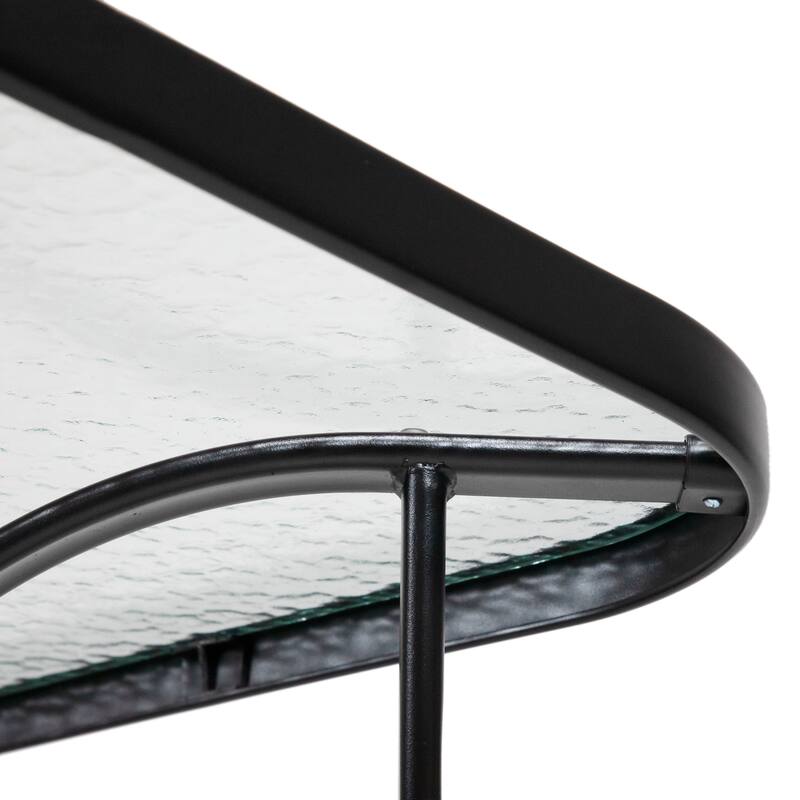 Pico Outdoor 59-inch Patio Dining Table with 5mm Tempered Glass by Furniture of America