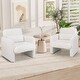 preview thumbnail 6 of 8, Costway 1/2 PCS Chenille Accent Chair with Removable Lumbar Pillow