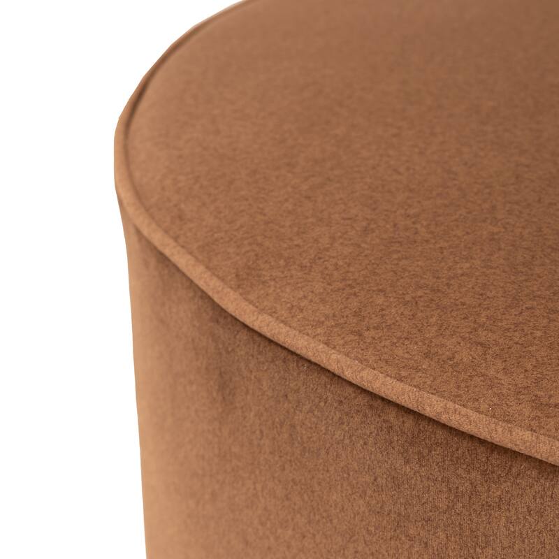Universal 36" Round Ottoman Qivuit Brown