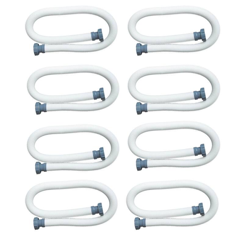 Intex 1.5 Inch Diameter Water Accessory Pool Pump Replacement Hose (8 Pack) - 1.4