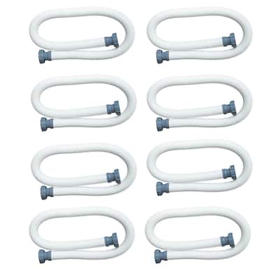 Intex 1.5 Inch Diameter Water Accessory Pool Pump Replacement Hose (8 Pack) - 1.4