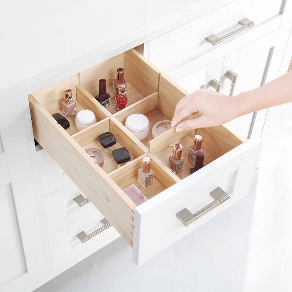 Ove Decors Tahoe Lux 60 In Vanity In White With Power Bar Overstock 31316320