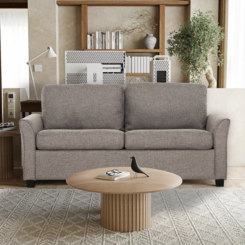 Honor 73 in. Full Convertible Sofa Bed with USB Ports
