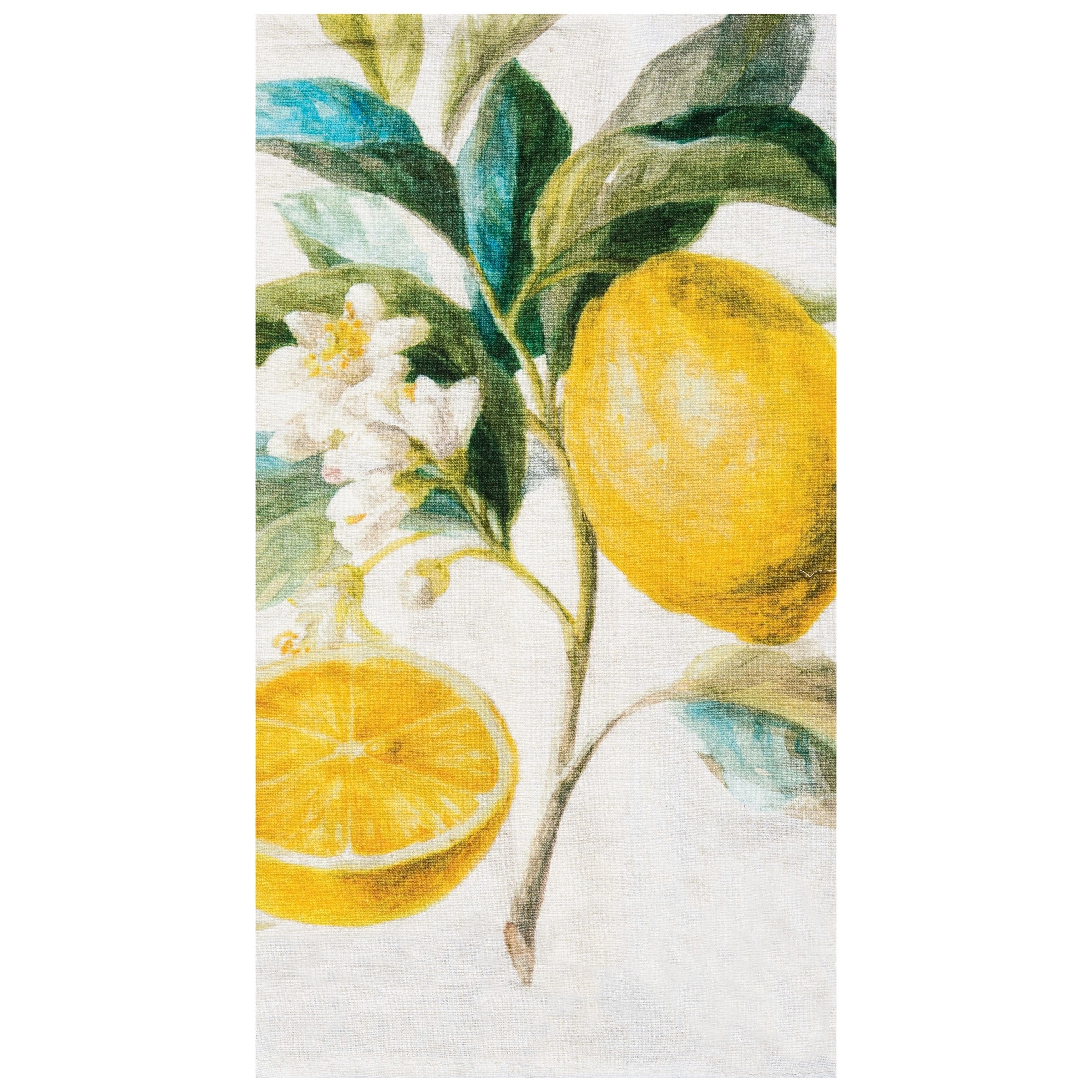 Citrus Stripe Cotton Printed Flour Sack Kitchen Towel
