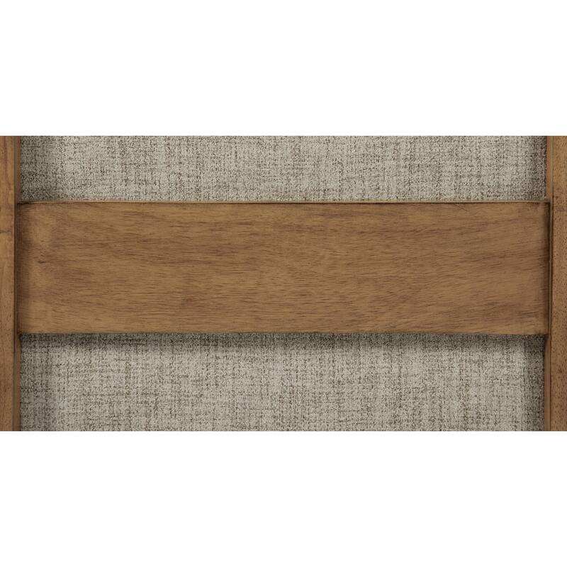 Survista Natural Brown Upholstered Dining Side Chair (Set of 2)