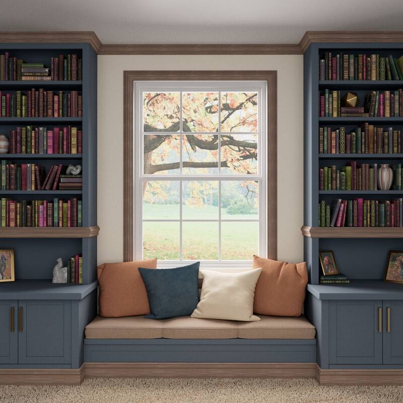 WM217: 9/16-in D x 5-1/4-in W x 96-in L Americraft Solid Hardwood Stain Grade Base Moulding