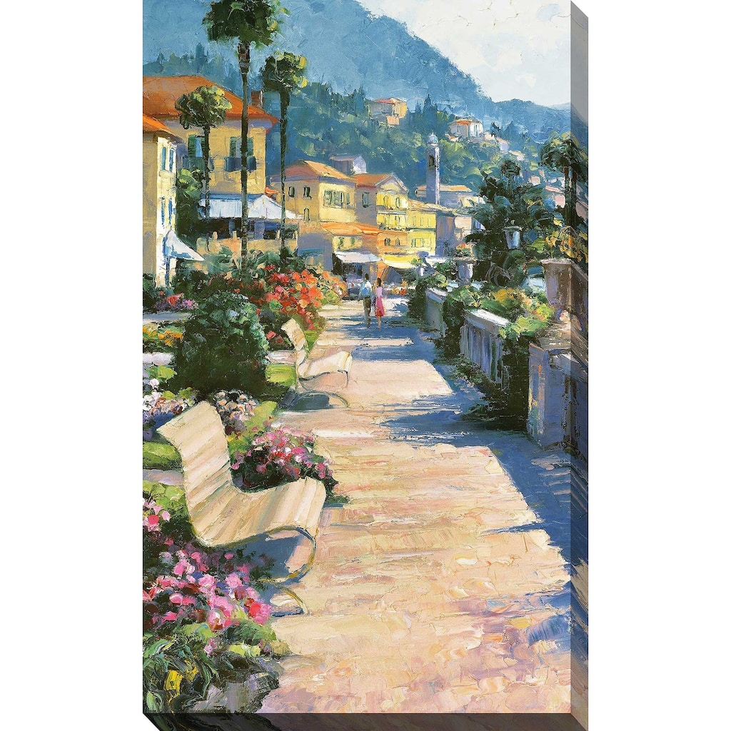 "Bellagio Promenade" by Howard Behrens I Print on Canvas