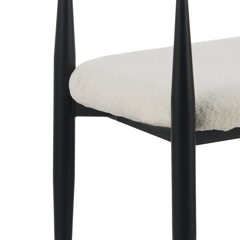 Christopher Knight Home - Elias Modern Metal Loveseat Settee with Elegant Upholstered Seating