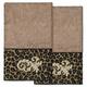 Authentic Hotel and Spa 100% Turkish Cotton April 2PC Embellished Hand Towel Set - Latte