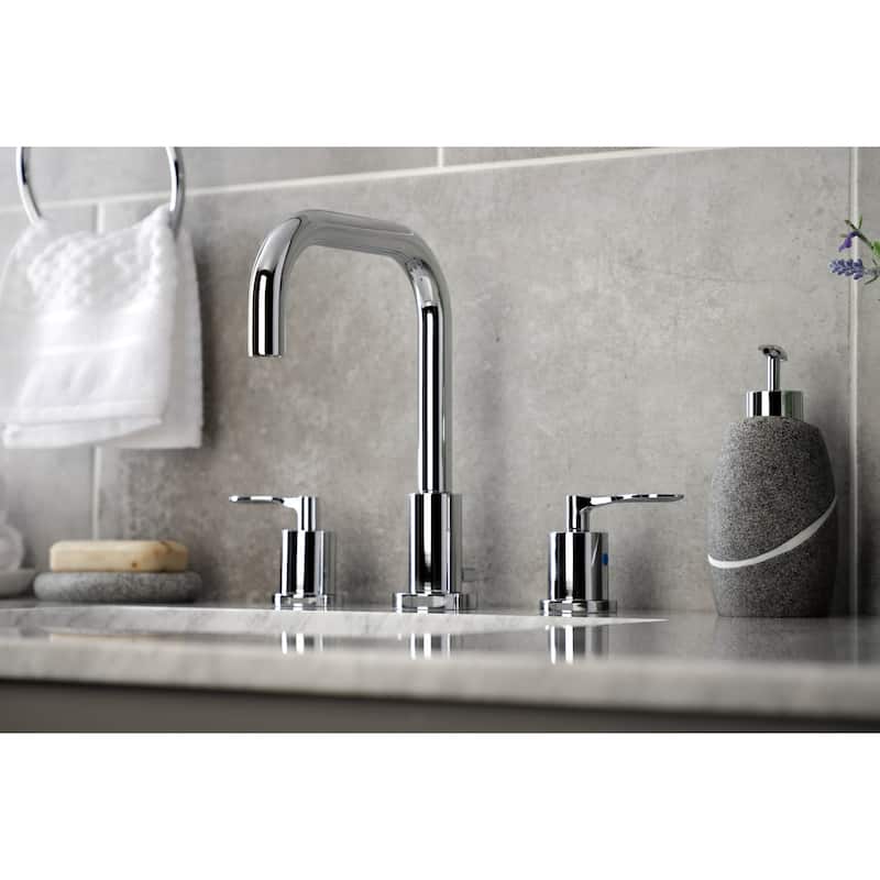 Kingston Brass Serena 1.2 GPM Widespread Bathroom Faucet with Pop-Up