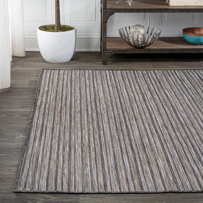 JONATHAN Y Finn Modern Farmhouse Pinstripe Area Rug