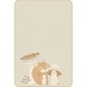 preview thumbnail 4 of 3, IBENA Baby & Kids Squirrel and Friends Mushroom Nature Theme Striped Blanket