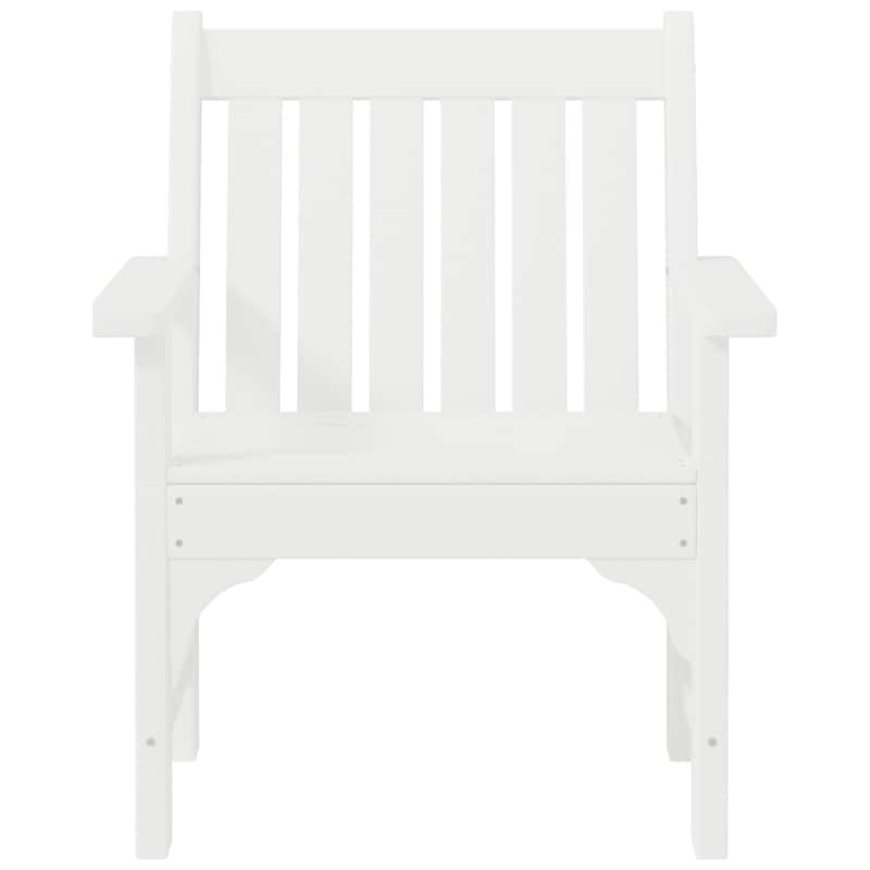 Polytrends Laguna Outdoor Dining Poly Garden Arm Chair (Set of 4)
