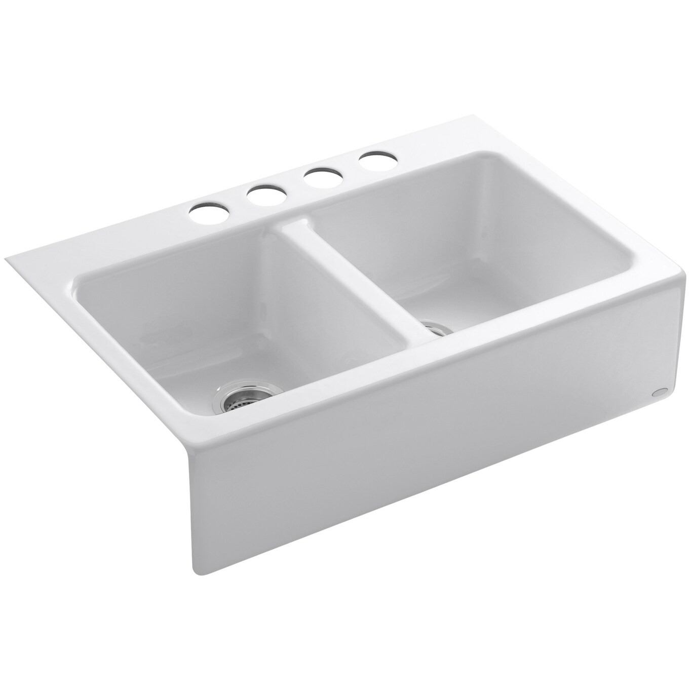 Shop Kohler K 6534 4u Hawthorne 33 Double Basin Under Mount