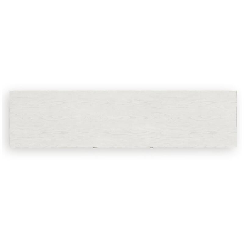 Signature Design by Ashley Robbinsdale Antique White 72" TV Stand for TVs up to 82" - 72"W x 18"D x 27"H