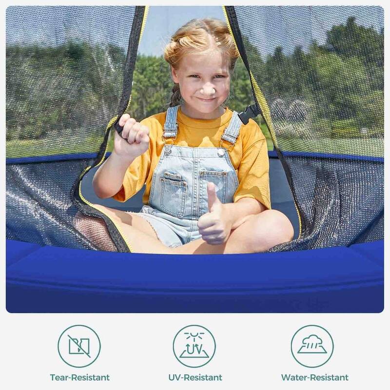 Blue PVC Weather-Resistant 14FT Trampoline Safety Pad with UV Protection