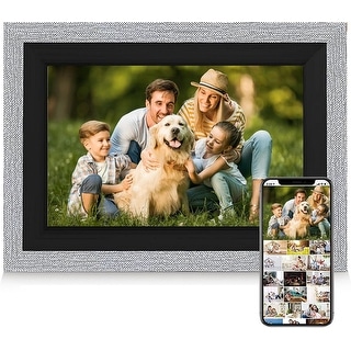 10.1" Smart Digital Picture Frame - WiFi Touch Screen HD Display, 16GB Memory, Auto-Rotate, App Sharing