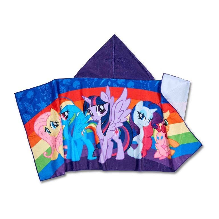 Hasbro My Little Pony Wrapped in Rainbows Hooded Youth Beach Towel 21x51 On Sale Bed Bath Beyond 38192218