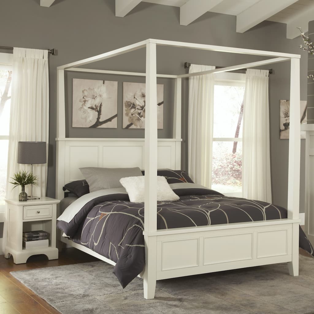 Homestyles Naples Queen Canopy Bed