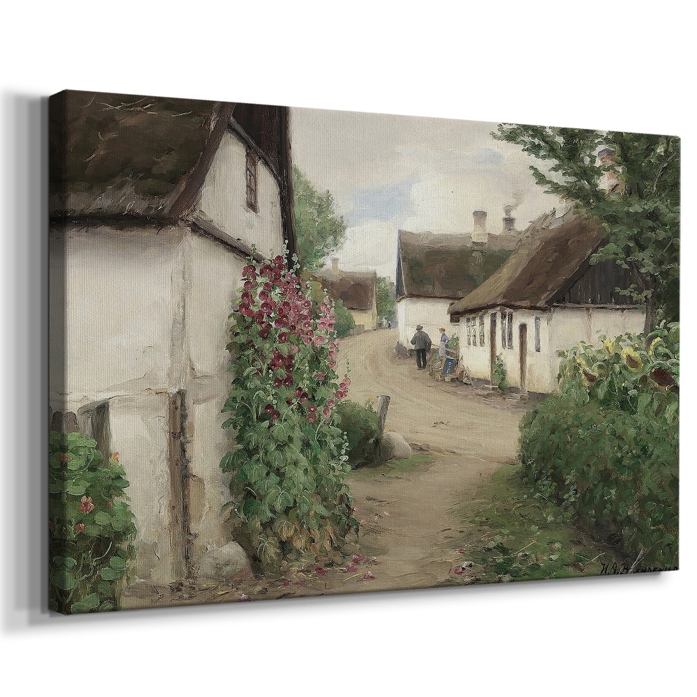Vintage Landscape -DLVII -Gallery Wrapped Canvas