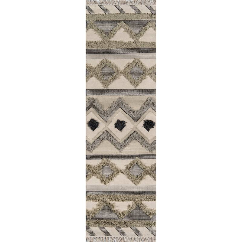 Novogratz by Momeni Indio Avalon Wool Hand Made Area Rug - 2'3" X 7'10"