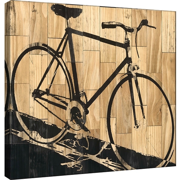 PTM Images 9-100948 PTM Canvas Collection 12" x 12" - "Fixed Gear 2" Giclee Bicycling Art Print on Canvas