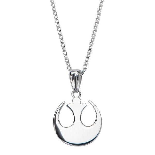 Star Wars Rebel Symbol 18 Sterling Silver Pendant Necklace Star Wars Rebel Symbol 18 Sterling Silver Pendant Necklace Free Shipping On Orders Over 45 20200752