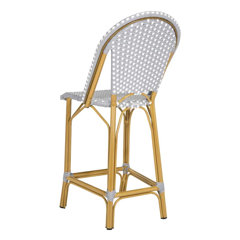 SAFAVIEH Outdoor Abigayle Indoor/Outdoor Bistro Counter Stool - 19Wx23Dx43H