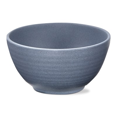 22 oz. 6 in. Light Blue Brooklyn Melamine Plastic Dinnerware Bowl Dishwasher Safe Indoor Outdoor