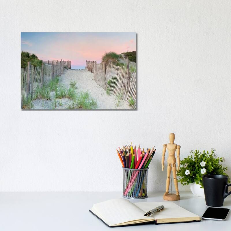 iCanvas "Crescent Beach Path" by Katherine Gendreau Canvas Print - 8x12x0.75