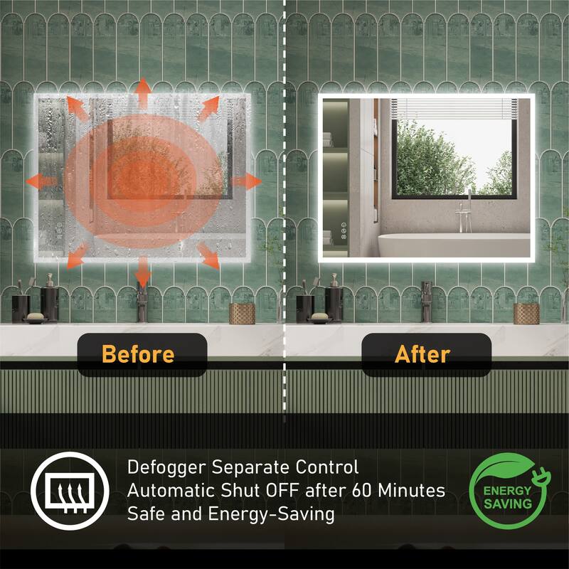 Modern Wall Mounted LED Bathroom mirror