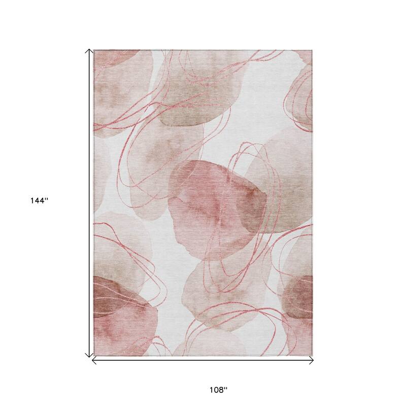 Alvaz Modern Art-Inspired Weather Resistant Trendy Modern Outdoor Rug