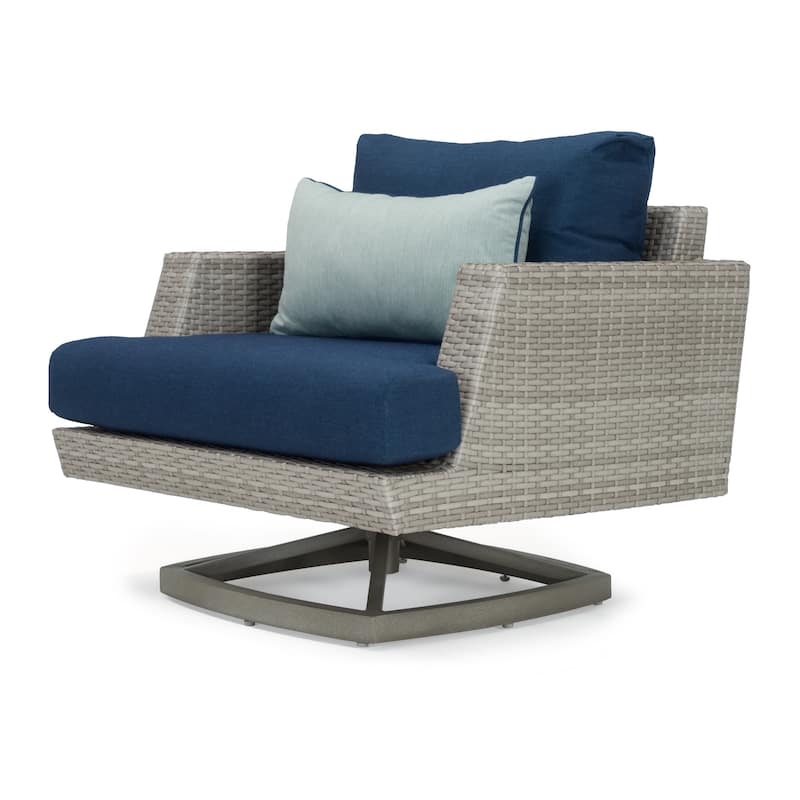 Portofino Casual 2 Piece Sunbrella Outdoor Patio Motion Club Chairs