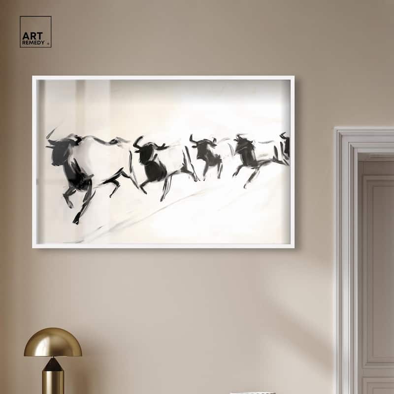 Bovine II Shadowbox by Art Remedy