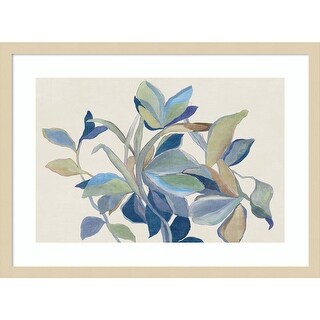 Retro Flowers by Asia Jensen Wood Framed Wall Art Print - Svelte ...