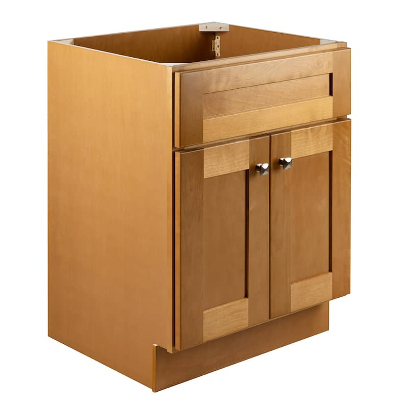 Design House 215566 Brookings 24" Single Free Standing Vanity Cabinet - Modern Birch - Wood Finish